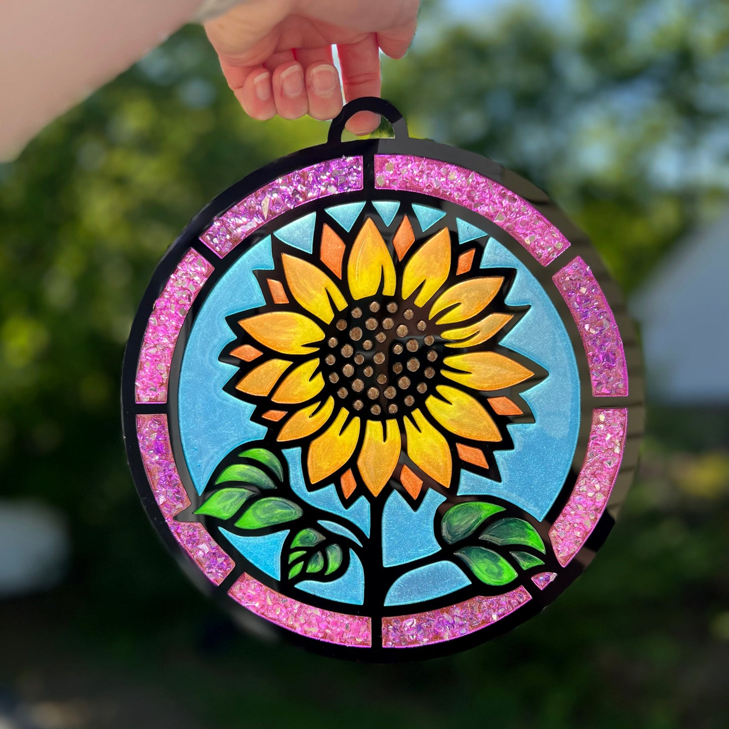 Sunflower Stained Glass