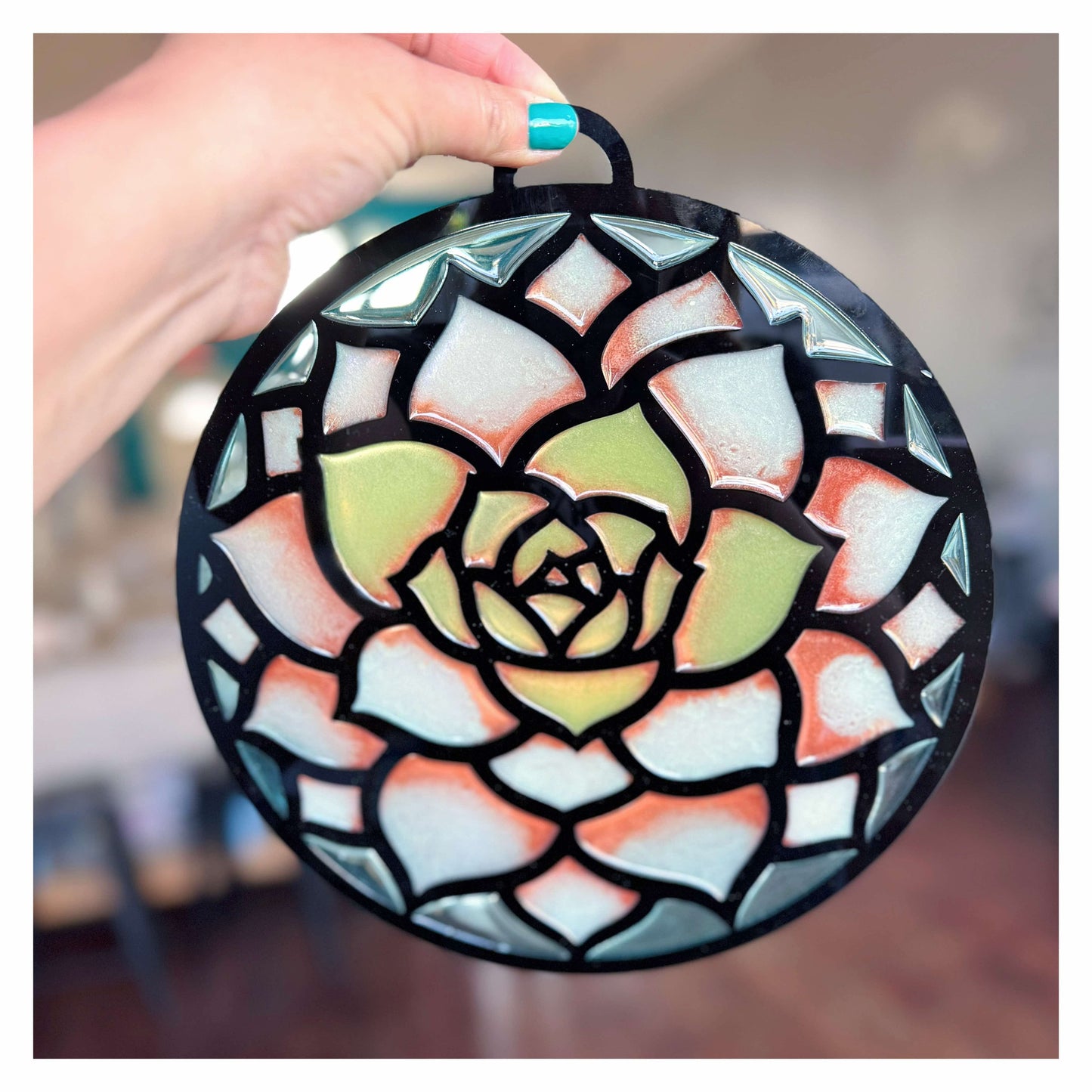 Succulent Stained Glass