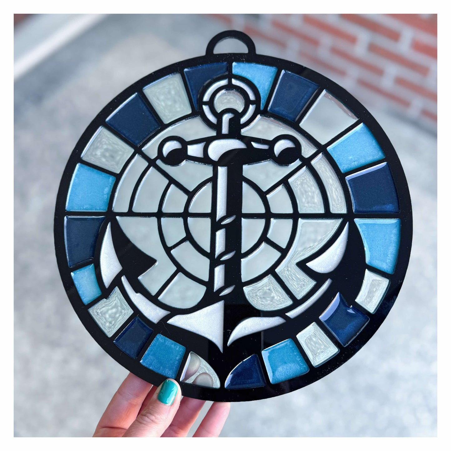 Anchor Stained Glass