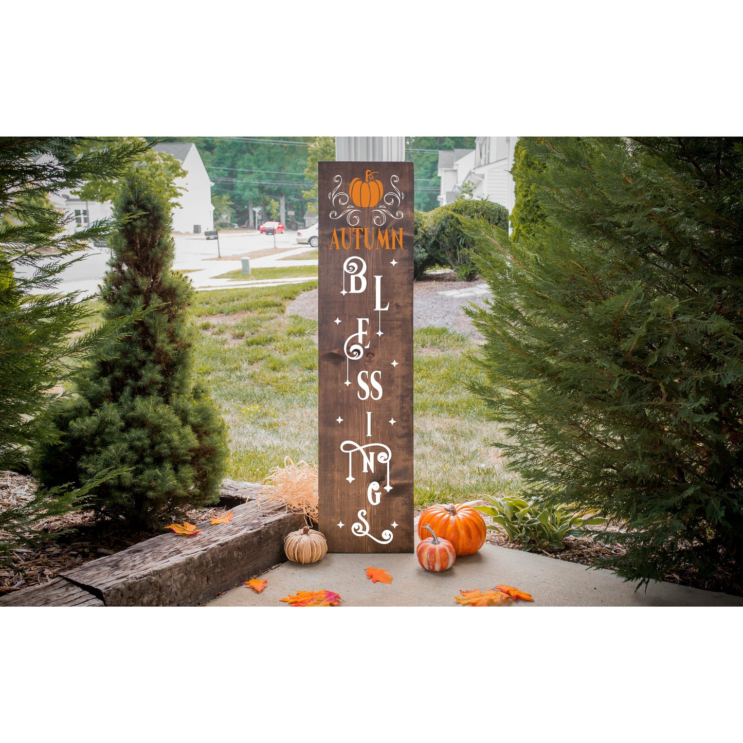OVERSIZED FALL PORCH PLANKS