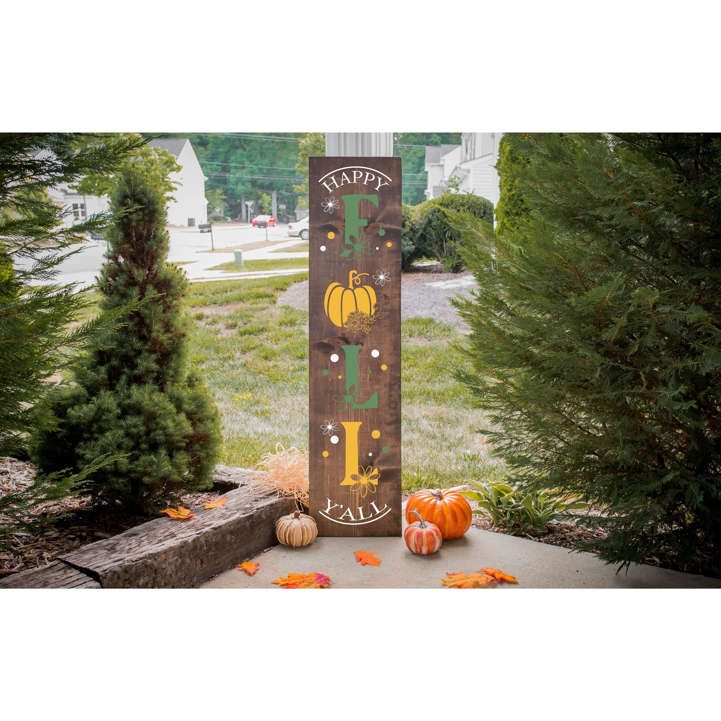 OVERSIZED FALL PORCH PLANKS