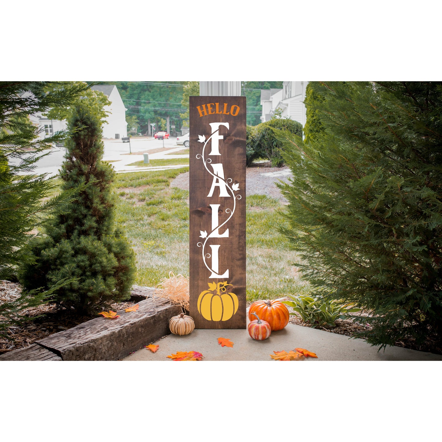 OVERSIZED FALL PORCH PLANKS
