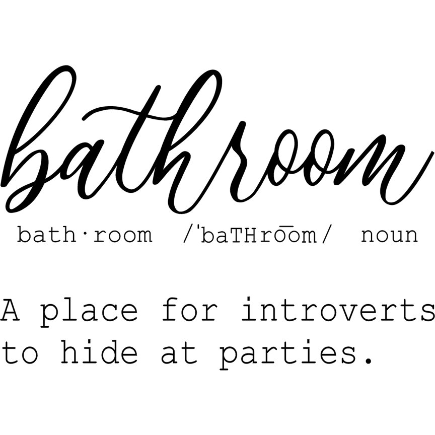 FUN BATHROOM SIGNS