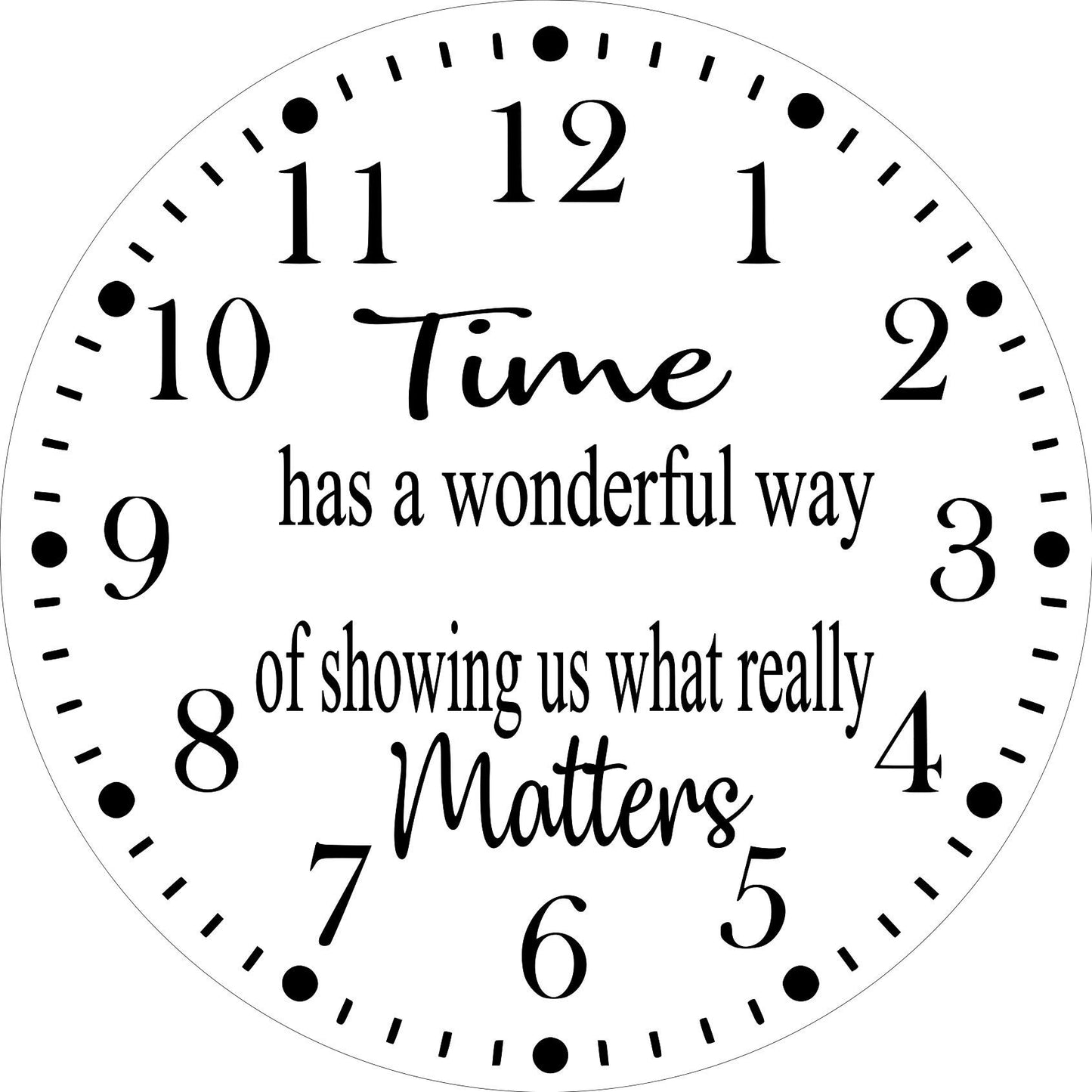RUSTIC CLOCKS (clock mechanism included)