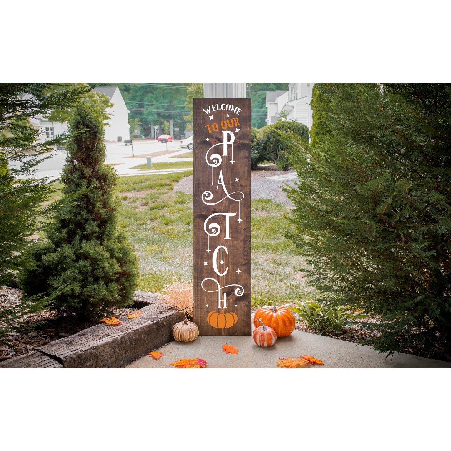 OVERSIZED FALL PORCH PLANKS