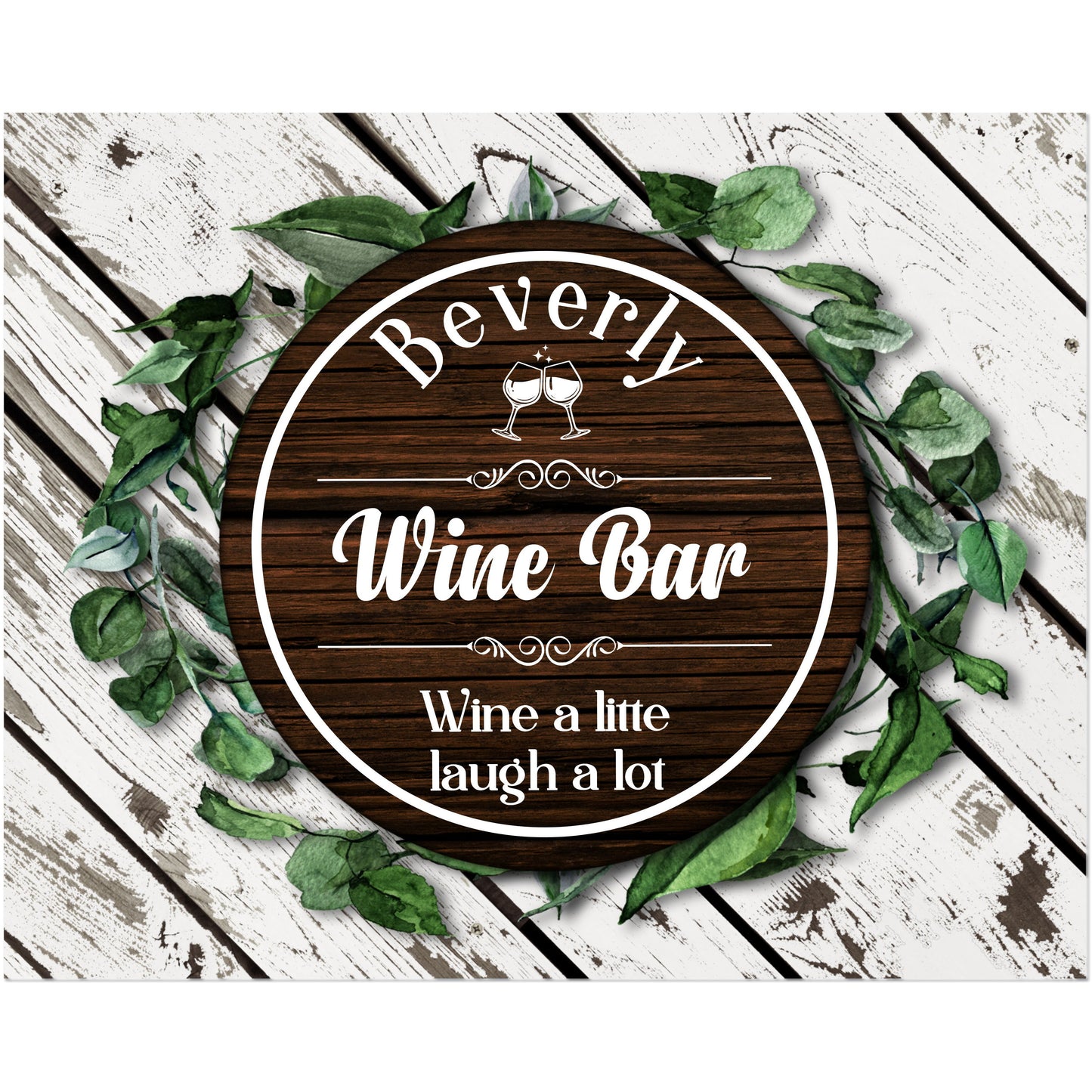 CUSTOM WINE SIGN