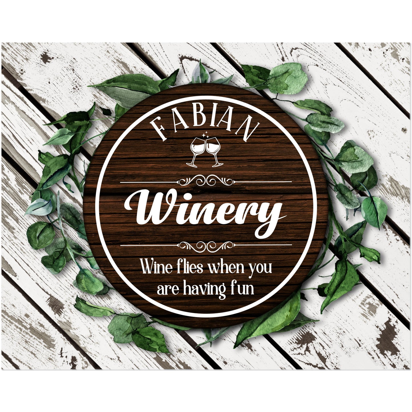 CUSTOM WINE SIGN
