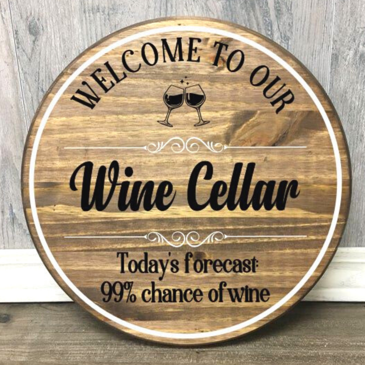 CUSTOM WINE SIGN
